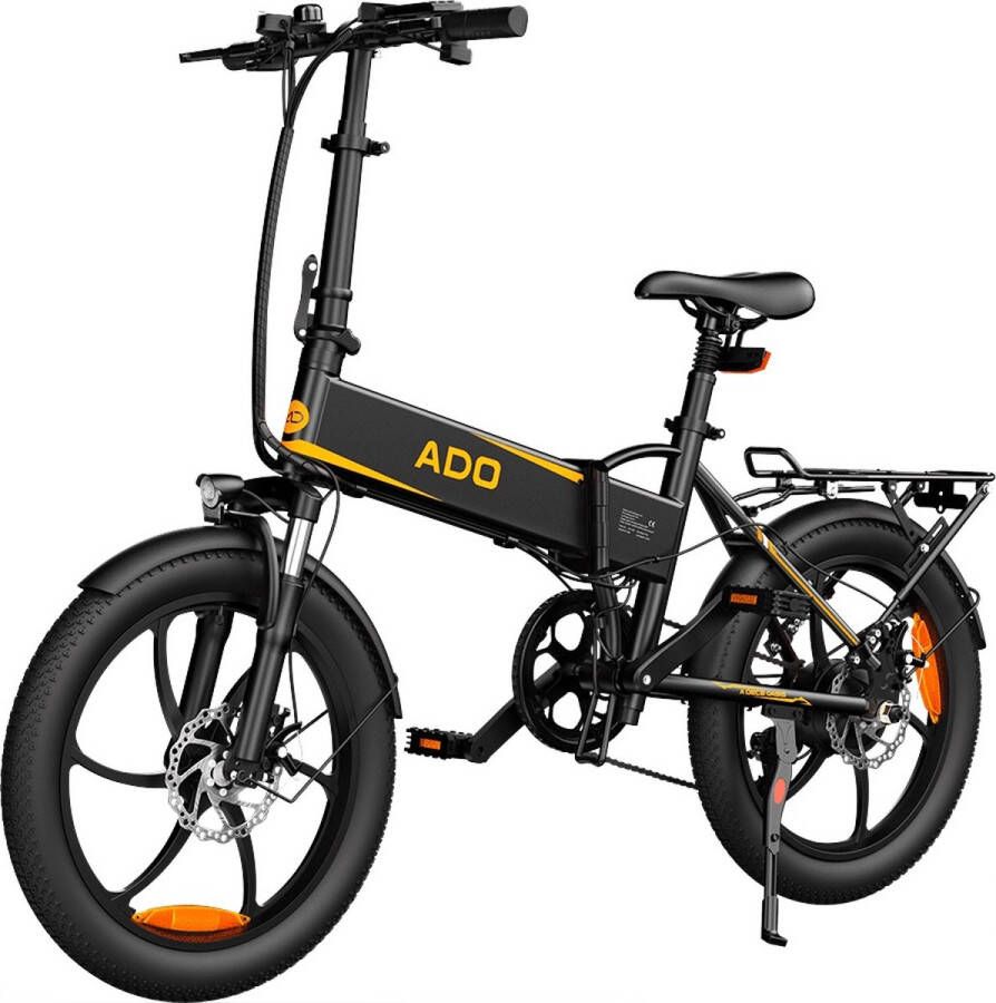Ado A20 XE Bike Elektrische Vouwfiets 20 Inch 7 versnellingen 250W Lithuim Batterij 10Ah Max.25km h Grijs