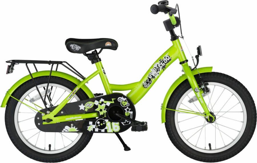 Bikestar 16 inch Classic kinderfiets groen