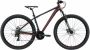 Bikestar 29 inch 21 speed hardtail Sport MTB zwart rood - Thumbnail 1