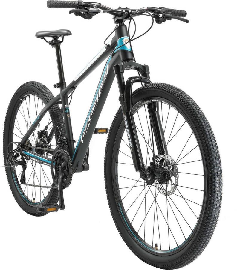 Bikestar Hardtail MTB Alu Sport M 27 5 Inch 21 Speed Turquoise Roze