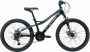 Bikestar hardtail MTB 21 speed 24 inch zwart blauw - Thumbnail 1