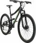 Bikestar Fully MTB Staal Medium 27 5 Inch 21 Speed Zwart groen - Thumbnail 1