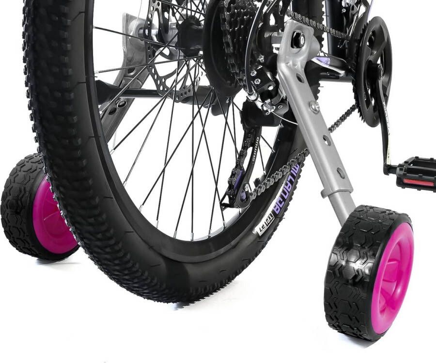 Rol over de afbeelding om in te zoomen Bicycle Training Bikes Past 16 18 20 22 24 Inch Variabele kinderfiets (roze)