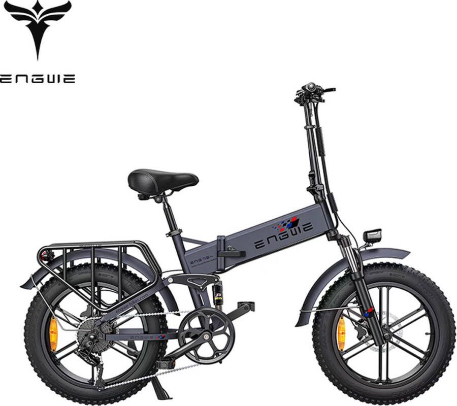 Engwe ENGINE PRO Elektrische Fiets 48V16A 20 inch Fat Tire Electric Bike 100km Full Suspension Foldable E-bike