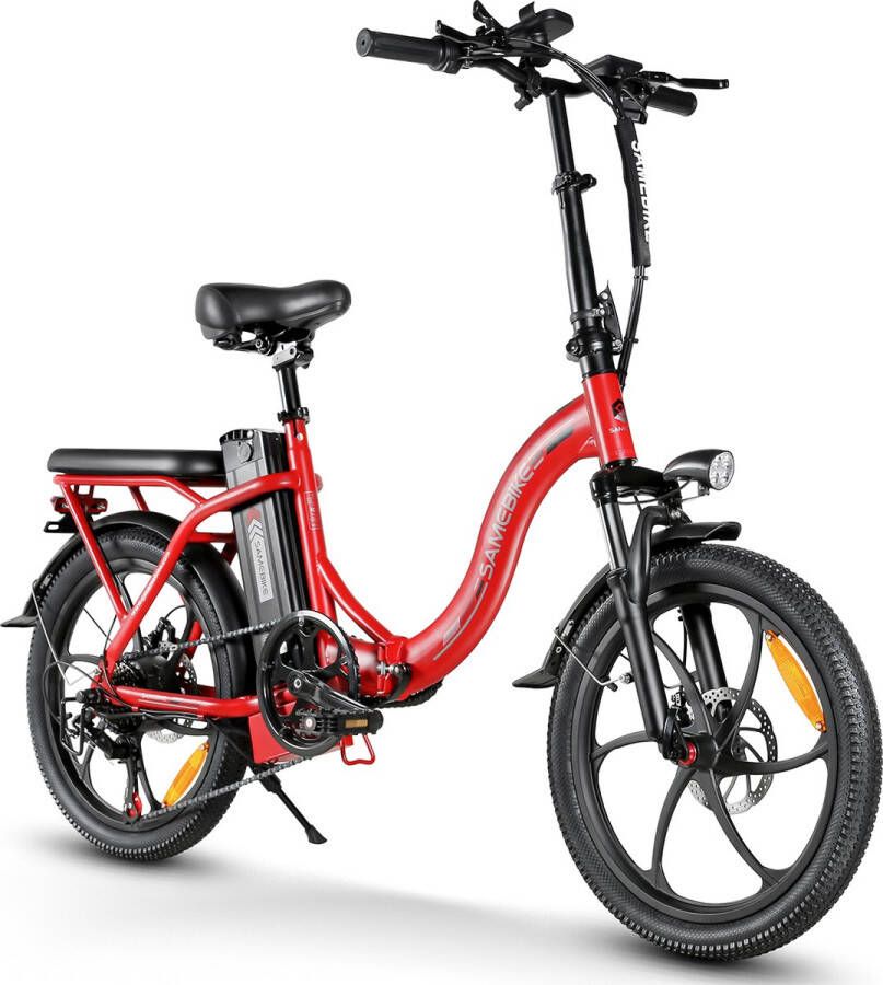 Fattire CY20 opvouwbare E-bike 250 watt motorvermogen topsnelheid 25km u 20X2.35 banden 7 versnellingen kilometerstand 40 km