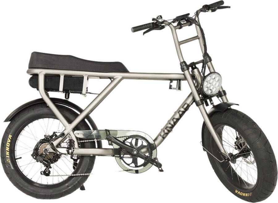 Knaap Bikes AMS Spacegrey Edition Elektrische fatbike Motor 36V 250W Accu 36V 21Ah (756Wh)