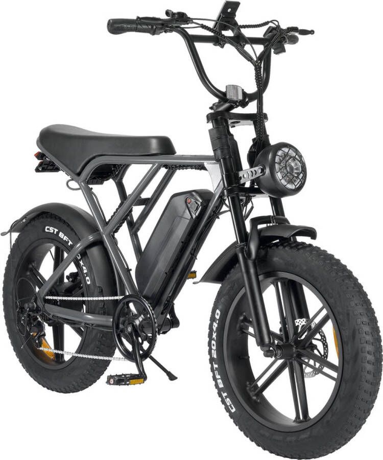 OUXI H9 Fatbike E-bike 250Watt 25 km u 20” banden – 7 versnellingen Deze model is toegestaan conform de Nederlandse wetgeving op de openbare weg