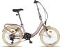 PACTO EIGHT FOLDING BIKE 6v LAVENDEL VOUWFIETS PLOOIFIETS LAGE INSTAP SHIMANO 20 inch - Thumbnail 1