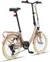 PACTO EIGHT FOLDING BIKE 6v LAVENDEL VOUWFIETS PLOOIFIETS LAGE INSTAP SHIMANO 20 inch - Thumbnail 2