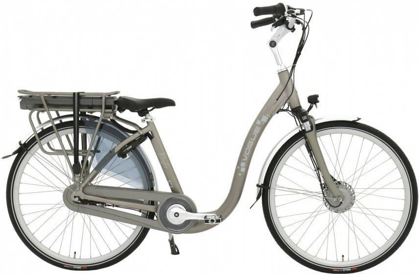 Vogue Elektrische fiets Comfort Dames 46 cm Mat grijs 468 Wh Mat grijs